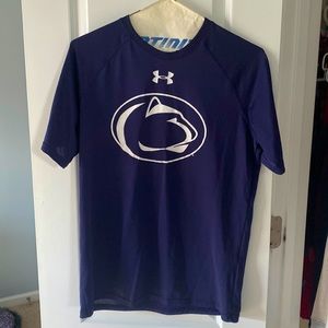 Under armor, medium, penn state blue, workout shirt